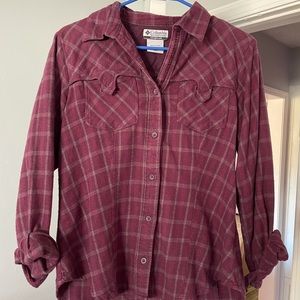 Long Sleeve Purple Women’s Columbia Flannel